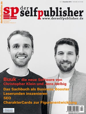 cover image of der selfpublisher 16, 4-2019, Heft 16, Dezember 2019